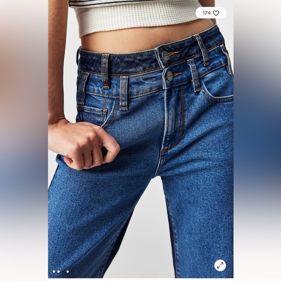 Driftwood Cece Two Tone Cream/Tan Jeans - Picture 3 of 7